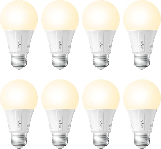 Sengled Zigbee Smart Light Bulbs, Smart Hub Required, Works with SmartThings and Echo with built-in Hub, Voice Control with Alexa and Google Home, Soft White 60W Eqv. A19 Alexa Light Bulb, 8 Pack