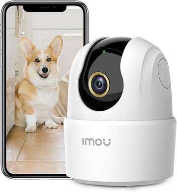 Imou 2.5K WiFi Camera Indoor Pet Dog Camera 4MP, 360° Home Security Wireless IP Baby Camera, Human Detection AI, Smart Tracking, Siren, 10m Night Vision, 2-Way Audio, Privacy Mode, Works with Alexa