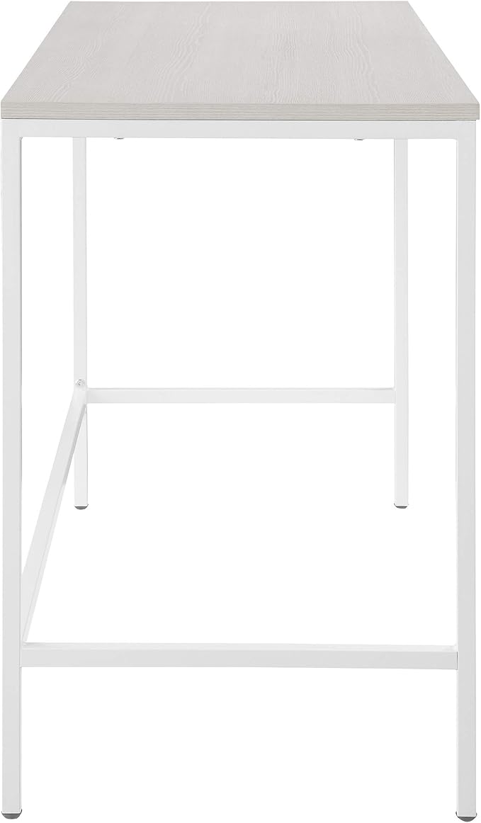 OSP Home Furnishings Contempo 42-Inch Desk, White