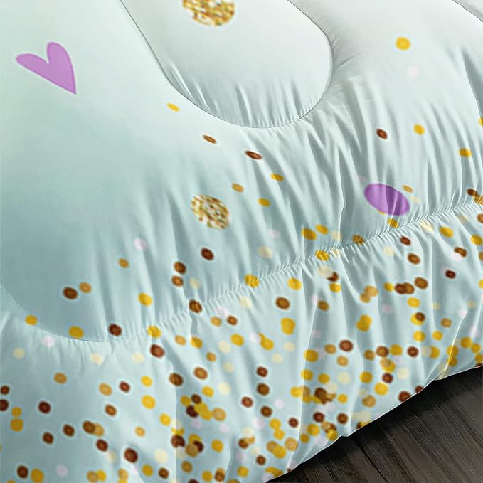 CVHOUSE Butterfly Bedding Set,Butterfly Comforter King,Butterfly Comforter Set for Girls Kids Teens,Butterflies Quilt Set with 1 Comforter and 2 Pillow Cases- 3 Piece