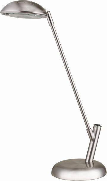 ORE International 6275 18-Inch Pendulum LED Table Lamp, Silver