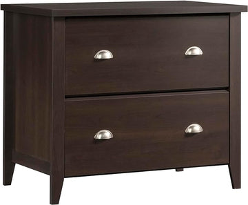 Sauder Summit Station 2-Drawer Lateral File Cabinet, L: 33.86" x W: 20.87" x H: 29.02", Cinnamon Cherry finish
