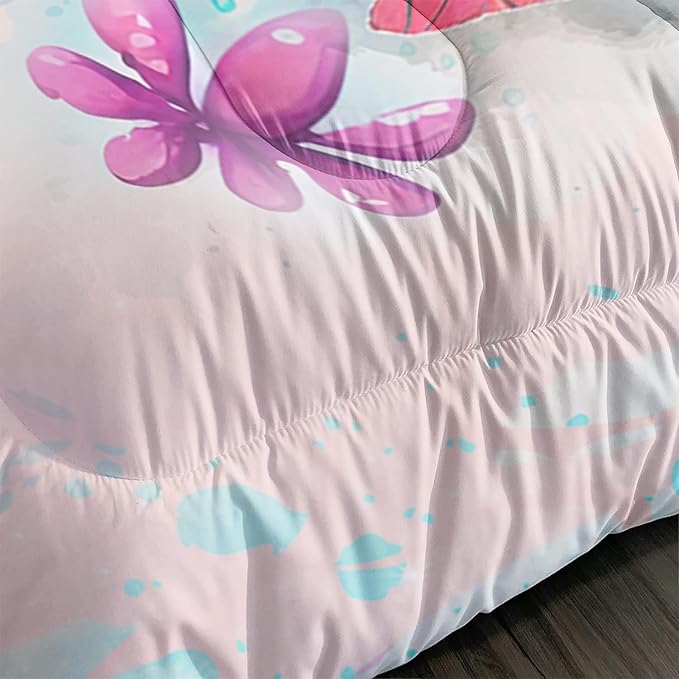 CVHOUSE Sea Turtle Comforter Sets King for Ocean Lovers,Turtle Beach Bedding Sets California King Set,Turtle Bedspread,Turtle Duvet,Turtle Bed Set,Turtle Quilt Set 3 Pcs 1 Comforter and 2 Pillowcases