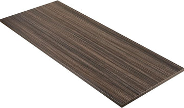 Kaboon Universal Tabletop 59.1"x23.62", Solid One-Piece Melamine Table Top, Double Desk L-Desk DIY, Home and Office Countertop,Eucalyptus/Dark Walnut