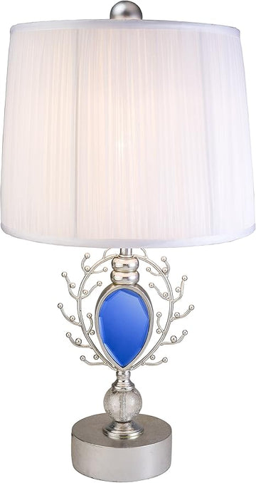 OK Lighting Just Dazzle Table Lamp, 27.75"