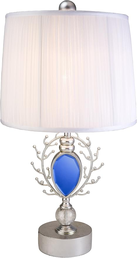 OK Lighting Just Dazzle Table Lamp, 27.75"