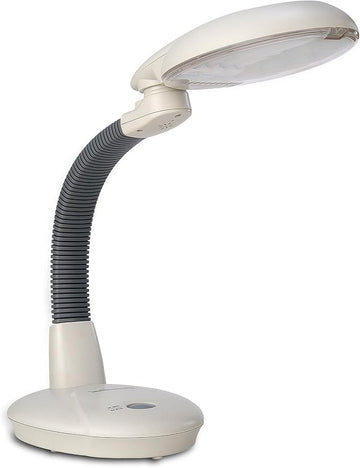 EasyEye Energy Saving Oval Shaped Desk Lamp with Ionzier, Gray
