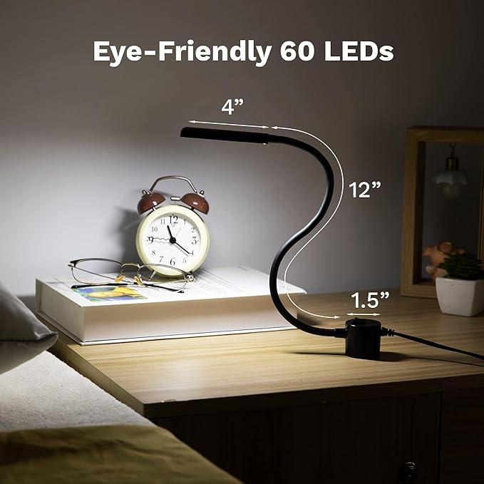 Sewing Machine Light, Magnetic, Flexible 60 LED Work Lights, Bandsaw Accessories, Scroll Saw with Extra Long Gooseneck - Mount anywhere discs (2) included