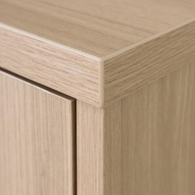 South Shore Helsy 2-Drawer File Cabinet, Lateral, Soft Elm and White