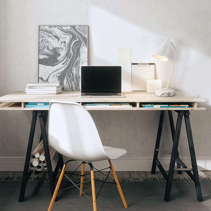 Globe Electric 52295 Belmont 17" Desk Lamp, Matte White, White Faux Marble Base, 2.1A USB Port, On Off Rocker Switch at Base