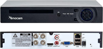 4CH 1080N Hybrid 5-in-1 AHD DVR (1080P NVR+1080N AHD+960H Analog+TVI+CVI) Standalone DVR CCTV Surveillance Security System Video Recorder Motion Detection， Hard Drive not Included