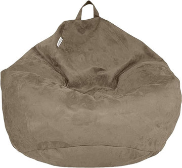 Bean Bag Stuffed Animal Storage Or Cover | No Filler | Extra Large | for Adults Or Kids | Double Stitched | Durable Zipper | Premium Microsuede
