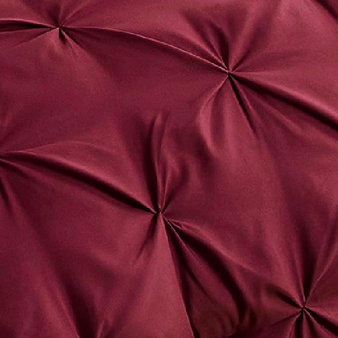 Bedsure Full Size Comforter Sets - Bedding Sets Full 7 Pieces, Bed in a Bag Burgundy Bed Sets with Comforter, Sheets, Pillowcases & Shams, Adult & Kids Bedding