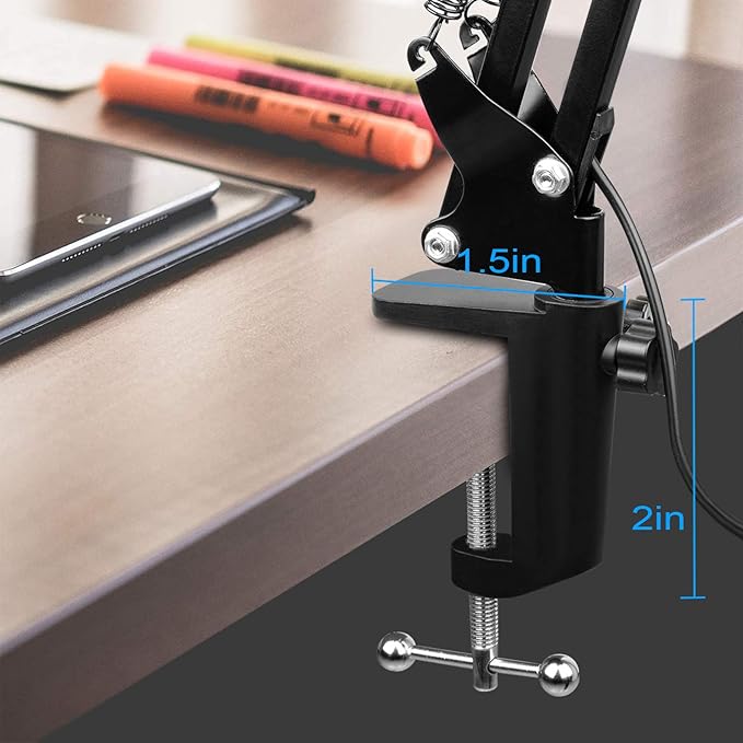 weishan manicure light for table nail lamp for desk, lampara para mesa de uñas profesional, Swing Arm LED Bar USB lights