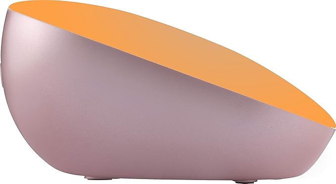 ENBRIGHTEN Night Light LED Table Lamp, Touch Sensor, Color Changing RGB, Wireless, Battery Operated, SleepLite, Sleep Friendly, Dimmable, Bedroom, Living Room, Office, Desk, Rose Gold, 47413