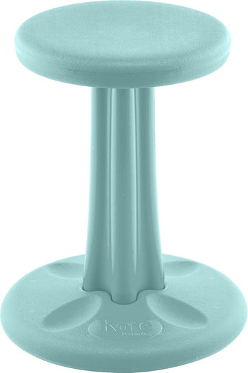Kore Kids Junior Wobble Chair - Flexible Seating Stool for Classroom, Elementary School, ADD/ADHD - Made in The USA - Junior- Age 8-9, Grade 3-4, Teal (16in)