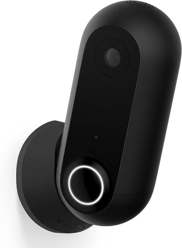Canary Flex Indoor/Outdoor, Wire-free or Plugged-in, Weatherproof HD Security Camera - Black