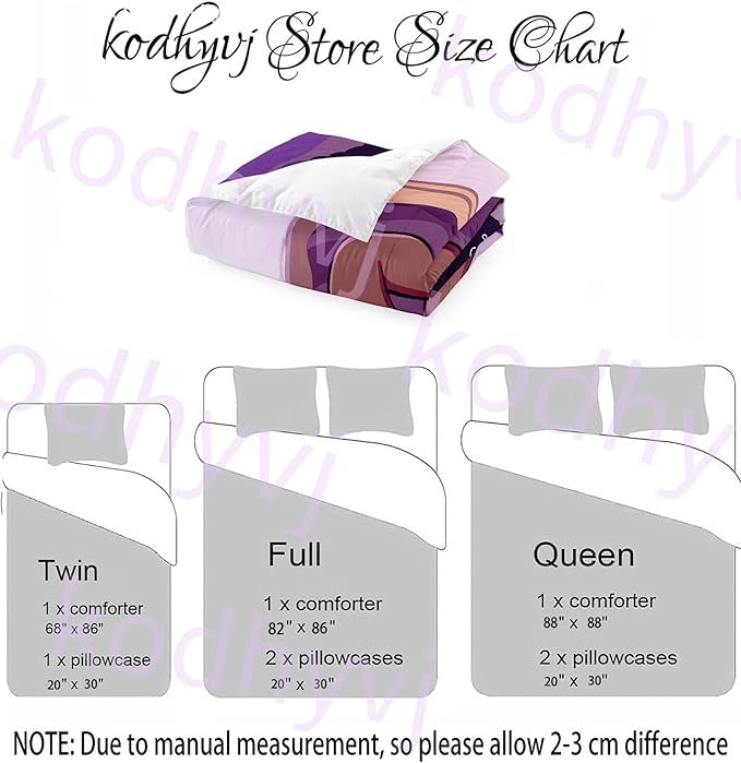 African American Black Girl Comforter Set Twin Size, Black Girls Magic Duvet Comforter for Kawaii Bedroom Decor, Black Girl Love Music Purple Bedding Set with 1 Comforter +1 Pillowcase