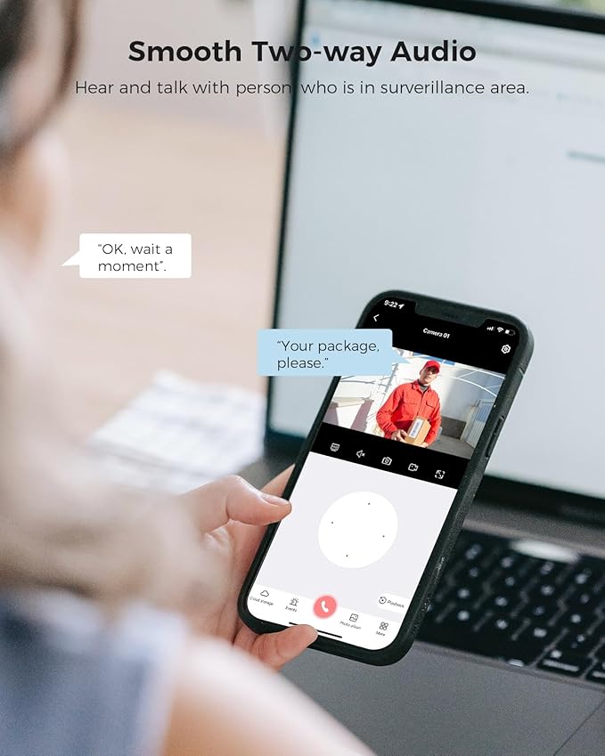 Hiseeu Wireless Security Camera System, 5MP WiFi Camera for Home Security, WiFi-Pro 8 Cam-Kit,16CH, 2-Way Audio, Color Night Vision, IP66 Waterproof, 3TB Storage, 24/7 Recording, No Monthly Fees