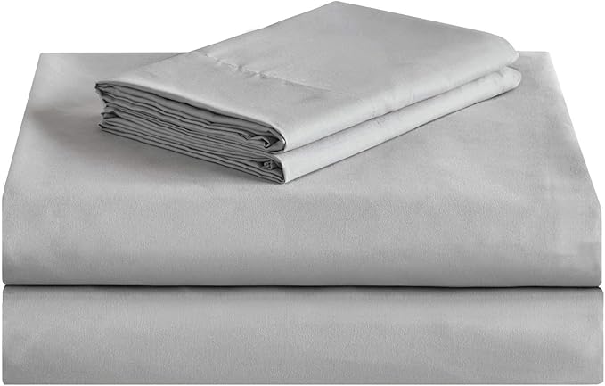 Comfort Spaces Twin XL Comforter Sets with Sheets - Bed in a Bag 6 Pieces Teen Bedding Sets Twin XL, Red and Grey Stripes Bedding Twin XL, College Twin XL Bed Set with 2 Side Pockets Bedroom Organizer