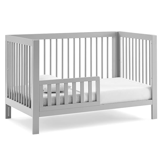 GAP babyGap Charlie 6-in-1 Convertible Crib - Greenguard Gold Certified, Grey