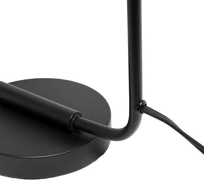 Elegant Designs LD1060-BLK Mesh Wire Table Lamp, Matte Black