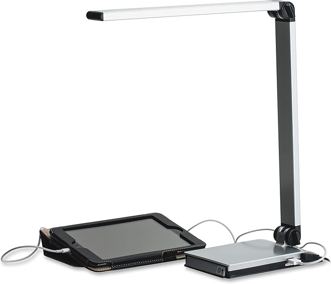 Lorell LLR13201 - Smart Device Slot/USB Task Light