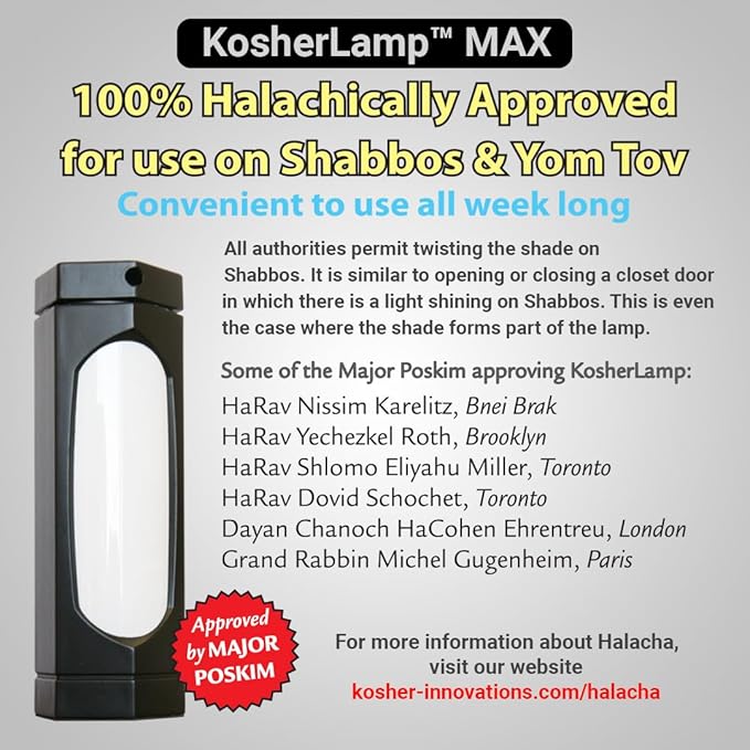 KosherLamp™ Max - Black by KOSHER INNOVATIONS™