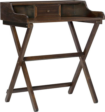 Linon Mable Folding Desk, Walnut