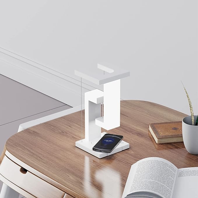 Hilitand Unique Modern Magnetic Levitating Lamp 3 Gears Touching Switch Charging Decorative LED Night Light