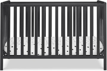 Delta Children Heartland 4-in-1 Convertible Crib, Black