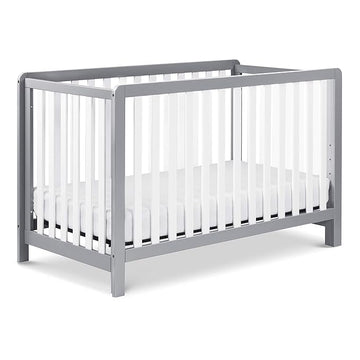 Carter's by DaVinci Colby 4-in-1 Low-Profile Convertible Crib in Grey and White, Greenguard Gold Certified