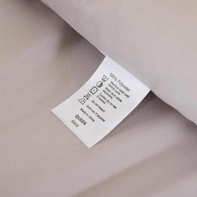 ROSGONIA Twin Comforter for College Girls Boys Linen Grey,1 Gray Comforter & 1 Pillowcase All Season Kids Comforter Sets Lightweight Dorm Bedding