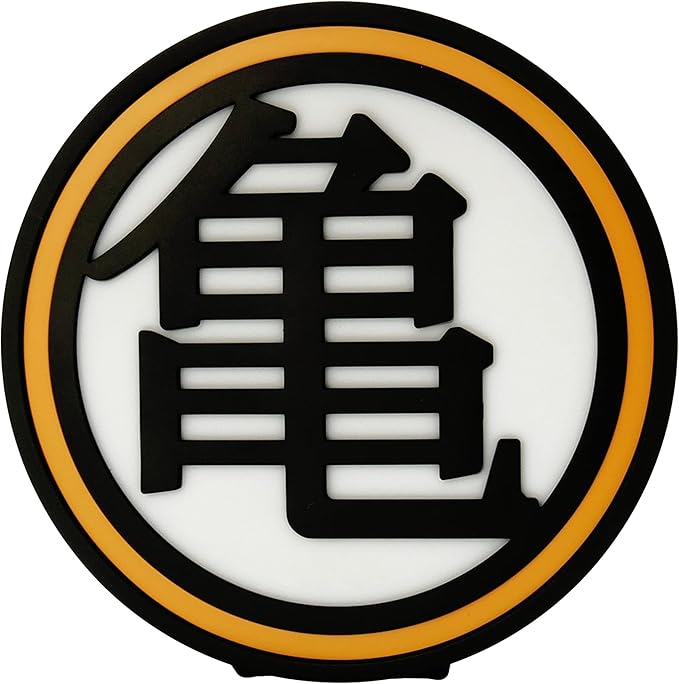 ABYSTYLE Dragon Ball Z Kame Symbol Decorative Portable LED Lamp 6.7" x 6.9" x 2.4" Room Office Home Décor Anime Manga Gift