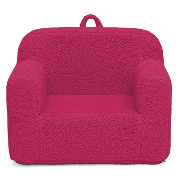Delta Children Cozee Sherpa Chair, Hot Pink