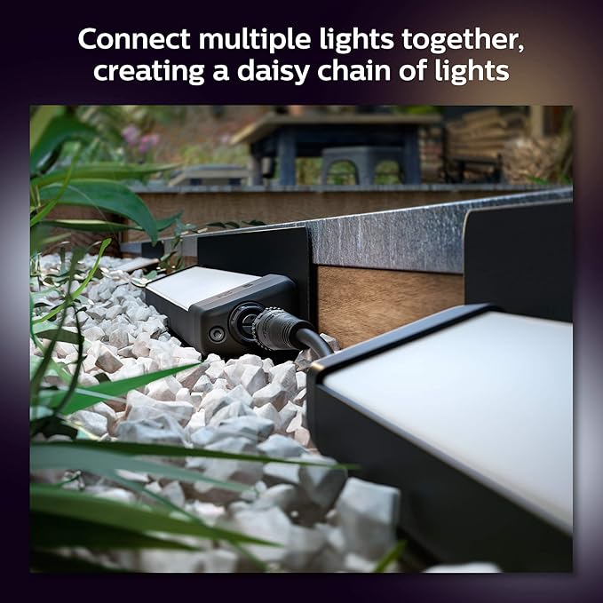 Philips Hue Amarant Outdoor Smart Light Bar, Black - 20W, White and Color Ambiance LED Light - 1 Pack - Requires Hue Bridge and Outdoor Power Supply - Control with Hue App and Voice - Weatherproof