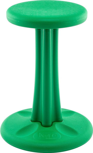 Kore Kids Pre-Teen Wobble Chair - Flexible Seating Stool for Classroom, Home & School, ADD/ADHD - Made in The USA - Age 10-11, Grade 5-6, Green (18.7in)