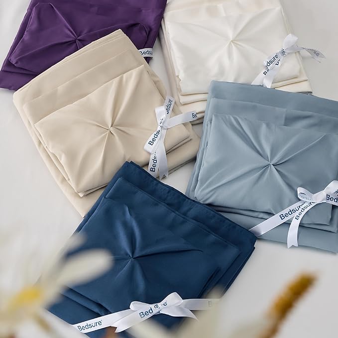 Bedsure Comforter Set Queen - Bed in a Bag Queen 7 Pieces, Bedding Sets Bed Set with Comforter, Sheets, Pillowcases & Shams