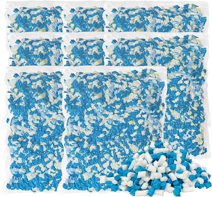 40 LBS Shredded Memory Foam Filling, Bean Bag Filler, Added Gel Particles Comfortable and Soft,Very Suitable for Filling Bean Bags, Pillows,Dog beds, Couch Cushion