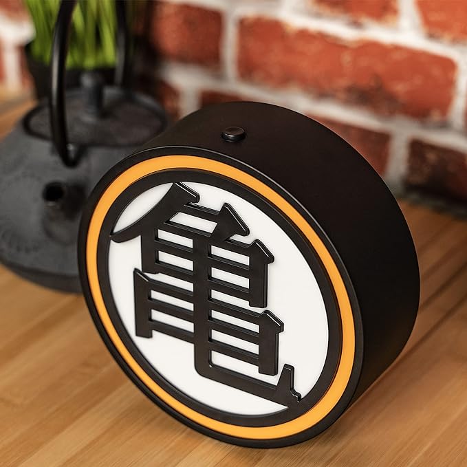 ABYSTYLE Dragon Ball Z Kame Symbol Decorative Portable LED Lamp 6.7" x 6.9" x 2.4" Room Office Home Décor Anime Manga Gift