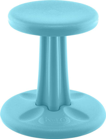 Kore Kids Wobble Chair - Flexible Seating Stool for Classroom & Elementary School, ADD/ADHD - Made in The USA - Age 6-7, Grade 1-2, Pale Blue (14in)