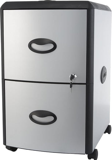 Storex 61351C01C File Cabinet, Black