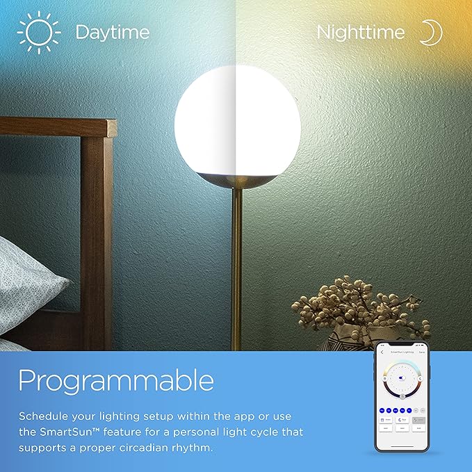 Enbrighten Bedside Decor Lamp Tabletop Wi-FI Dimmable Color Changing Music-Sync 2-Port USB-charging Station 2.4A Dorm Bedroom Home Office Living Room Compatible with Alexa 62433 Brass