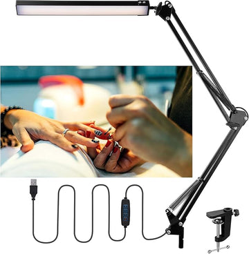 weishan manicure light for table nail lamp for desk, lampara para mesa de uñas profesional, Swing Arm LED Bar USB lights