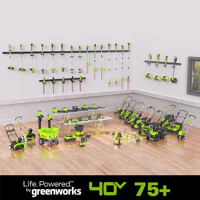 Greenworks 40V (120 MPH / 450 CFM) Axial Blower, 4.0Ah USB Battery (USB Hub) and Charger Included