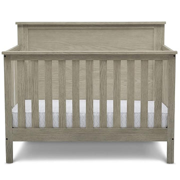 Delta Children Middleton 4-in-1 Convertible Baby Crib, Textured Limestone