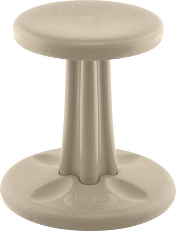 Kore Kids Wobble Chair - Flexible Seating Stool for Classroom & Elementary School, ADD/ADHD - Made in The USA - Age 6-7, Grade 1-2, Sand Dollar (14in)