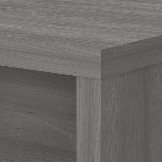 Bush Business Furniture Echo L Shaped Computer Desk, 72W, Modern Gray
