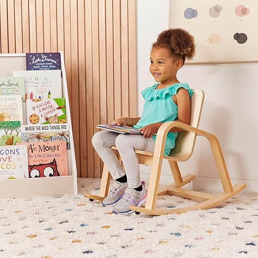ECR4Kids Bentwood Rocking Chair, Kids Furniture, Natural