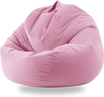 3 Ft Bean Bag Chair Cover (No Filler) Stuffed Animal Storage Bean Bag Cover for Pets Dogs/Cats Bed Corduroy Stuffed for Organizing Plush Toys